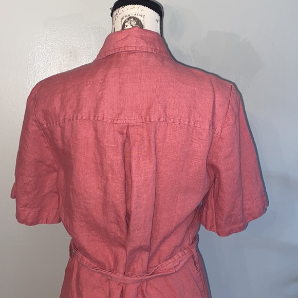 Free People Klara Wrap Midi Linen Dress - Picture 7 of 12